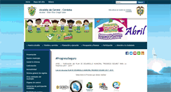Desktop Screenshot of cerete-cordoba.gov.co